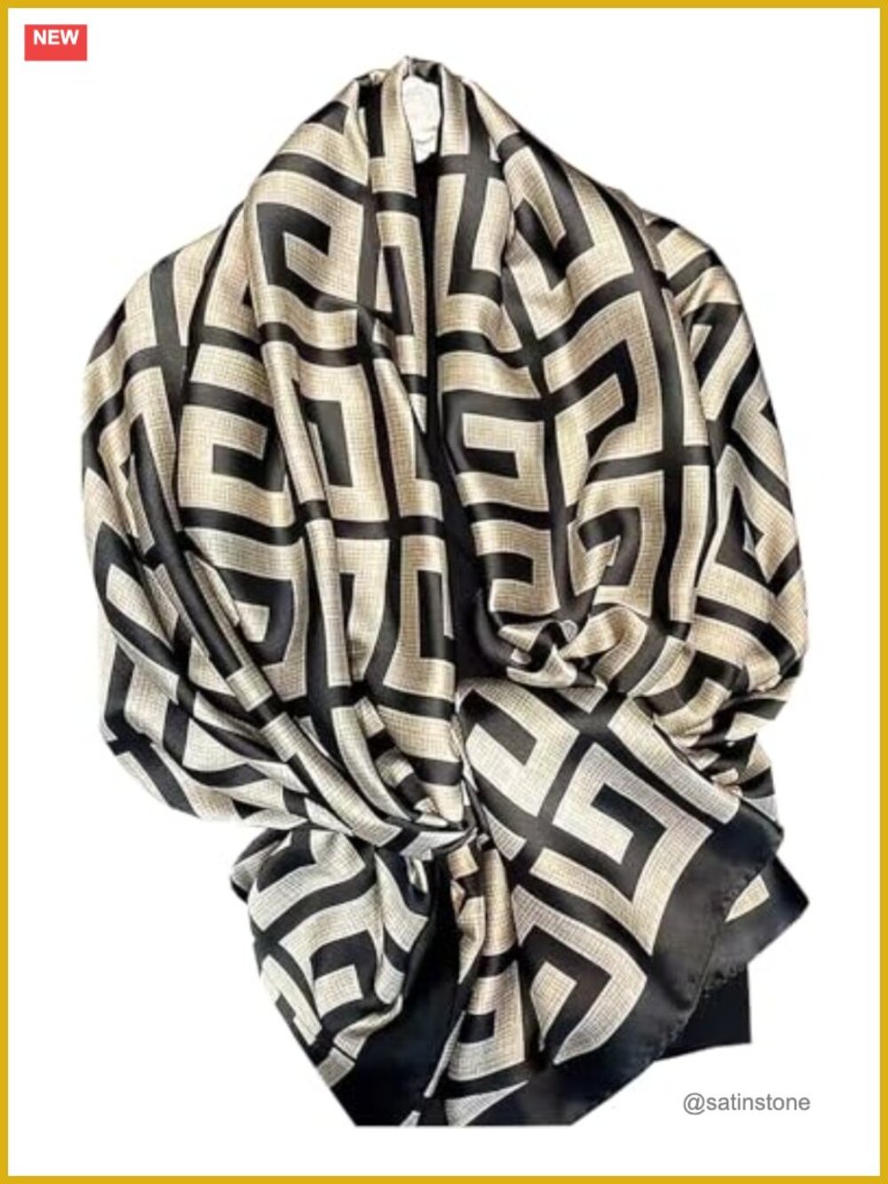 Silky Satin Long Scarf Shawl Wrap for Women Lightweight Evening Dressy